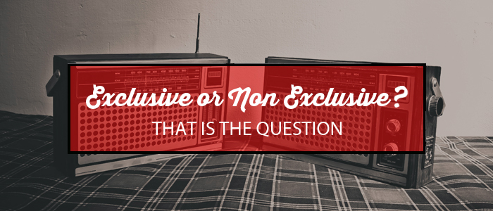 Exclusive or Non-Exclusive: That is the Question